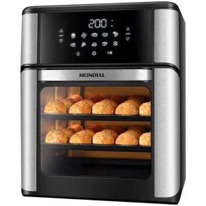 RIFA Air Fryer Mondial Forno Oven AFON-12L-BI Preta 12L